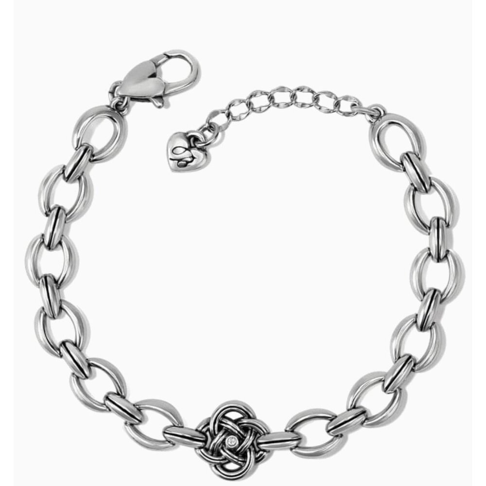 Brighton Interlok Knot Link Bracelet STYLE: JF0047 Silver Tone MSRP: $88